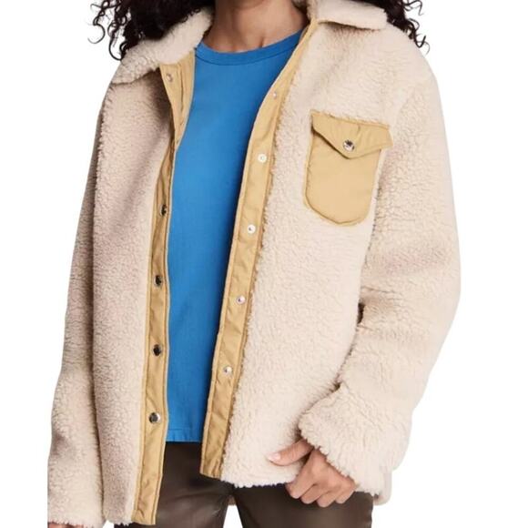 RAG & BONE NEW YORK‎  ELLIOT SHERPA  JACKET SIZE S - Picture 1 of 9